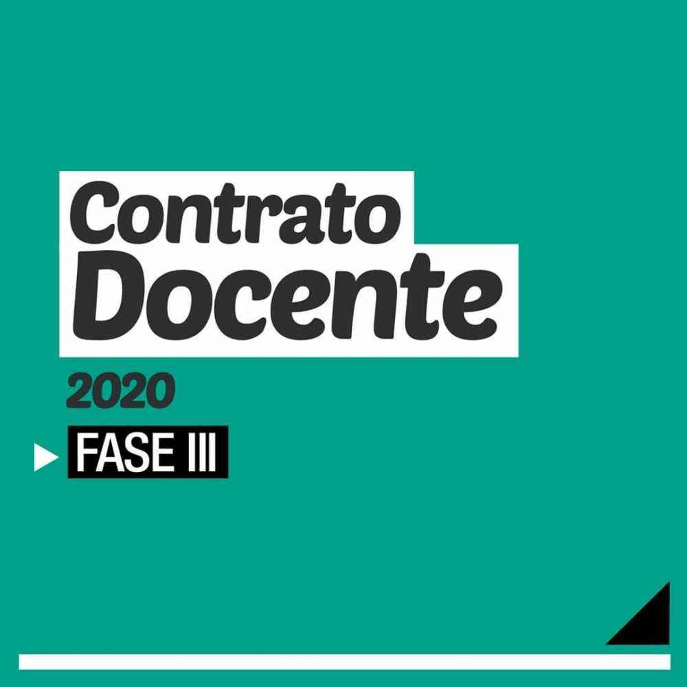 CONTRATO DOCENTE 2020-FASE III