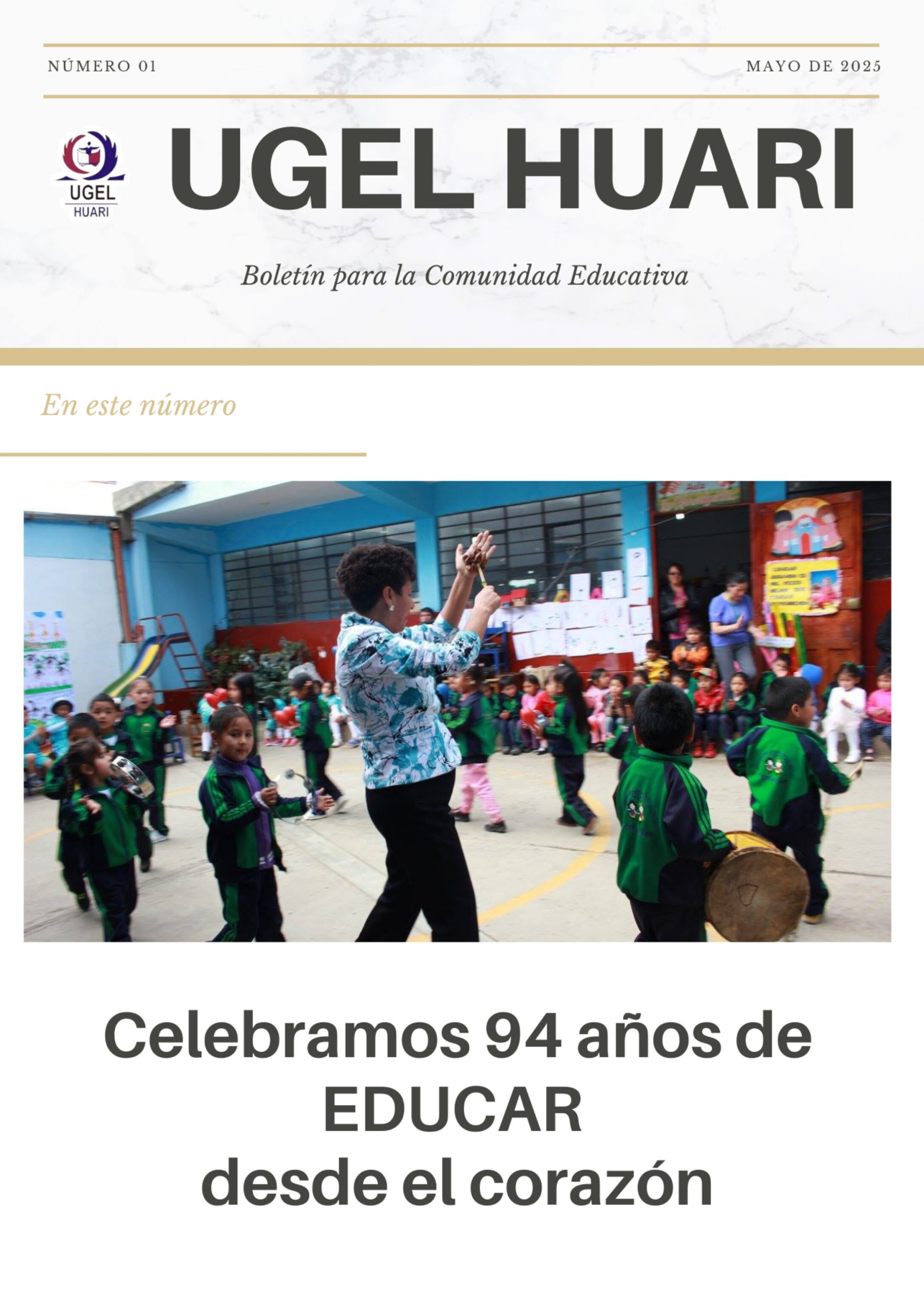BOLETÍN PARA LA COMUNIDAD EDUCATIVA