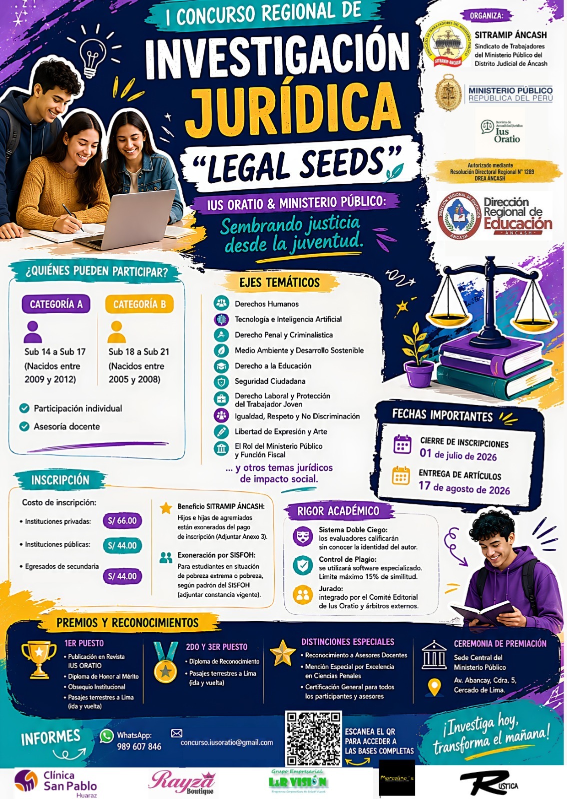 I Concurso Regional de Investigación Jurídica «Legal Seeds