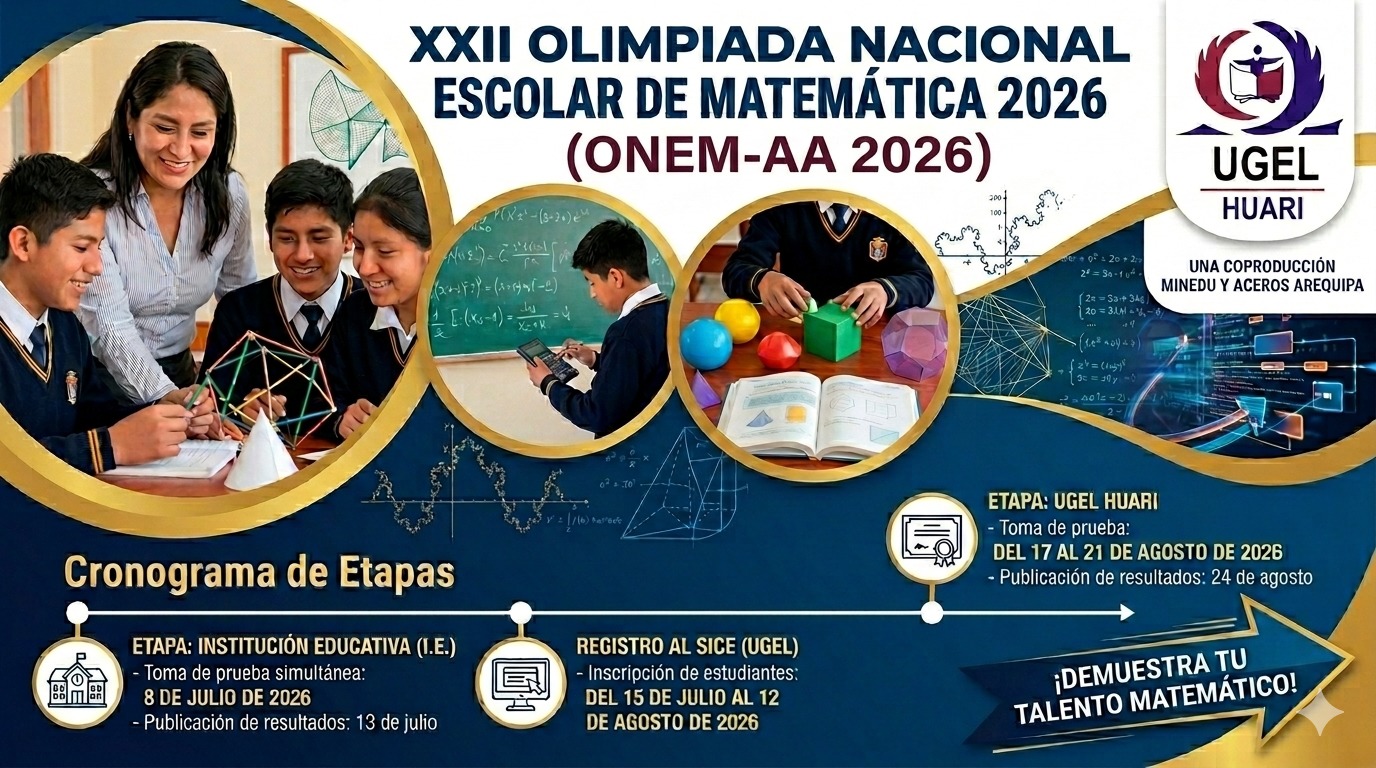 Bases XXII Olimpiada Nacional Escolar de Matemática 2026 (ONEM-AA 2026),