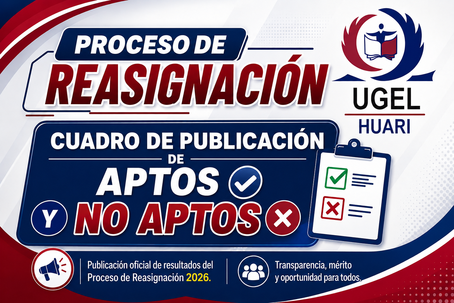 Proceso de Reasignación: Cuadro final de admitidos y no admitidos. Proceso de Reasignación: Cuadro final de admitidos y no admitidos.