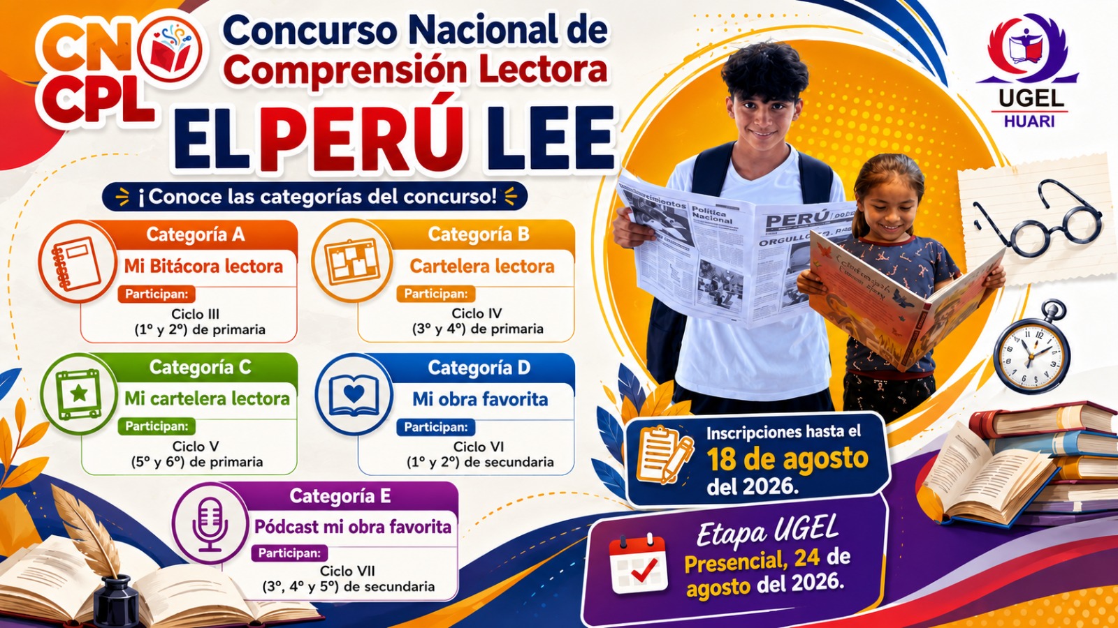 Concurso Nacional de Comprensión Lectora «El Perú Lee»