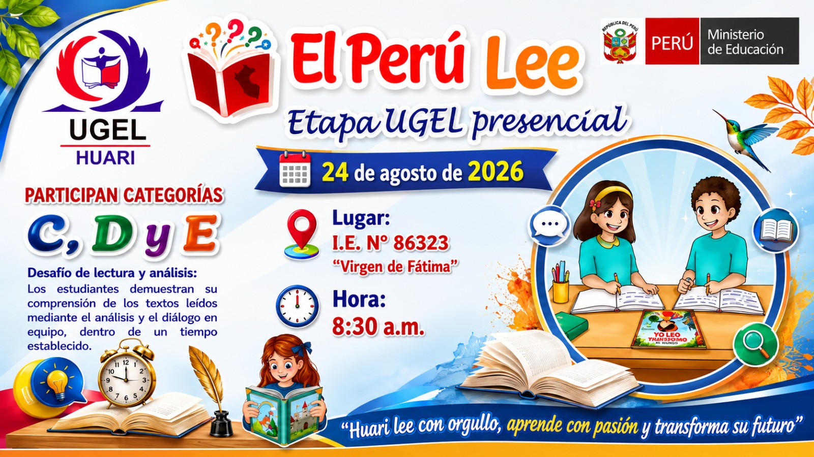El Perú Lee – Etapa UGEL presencial